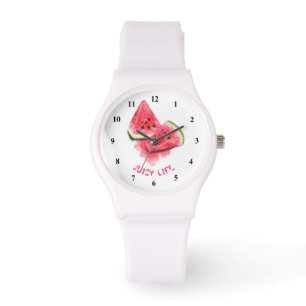 Watermelon Watch Red Sweet Juicy Delar - Tasty Armbandsur