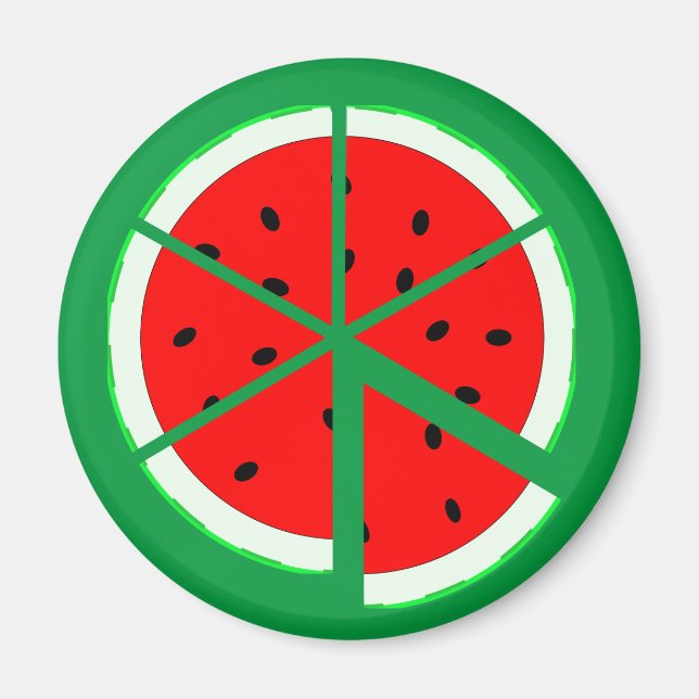 Watermelon Wedge Magnet (Framsidan)
