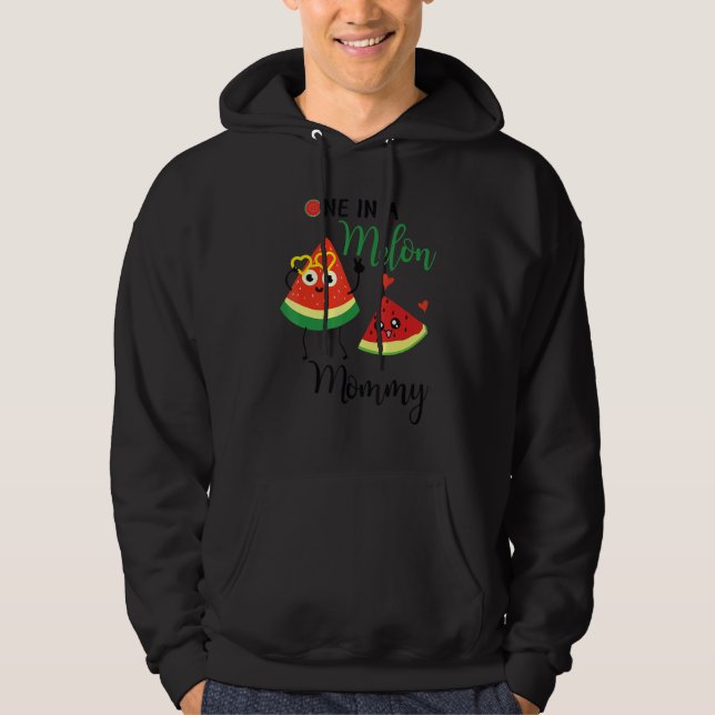 Watermelons Dancing Together Happy Day One In A Me Hoodie (Framsida)
