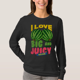 Watermelons I Kärlek Big Juicy Melons I Vegan Gard T Shirt