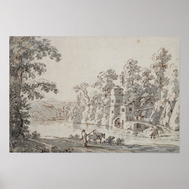 Watermill av Ford Poster (Framsidan)