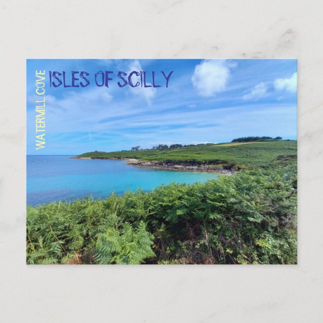 Watermill Cove - St. Mary's - Isles Of Scilly Vykort (Framsida)