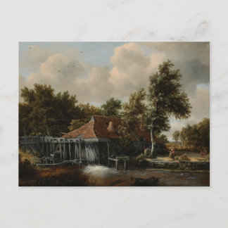 Watermill Holland Meindert Hobbema Vykort