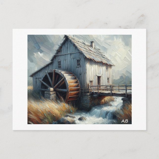 Watermill,  vykort (Framsida)