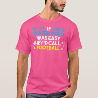 Waterpolo Aquatic Sports Älskare Coach Player Vatt T Shirt