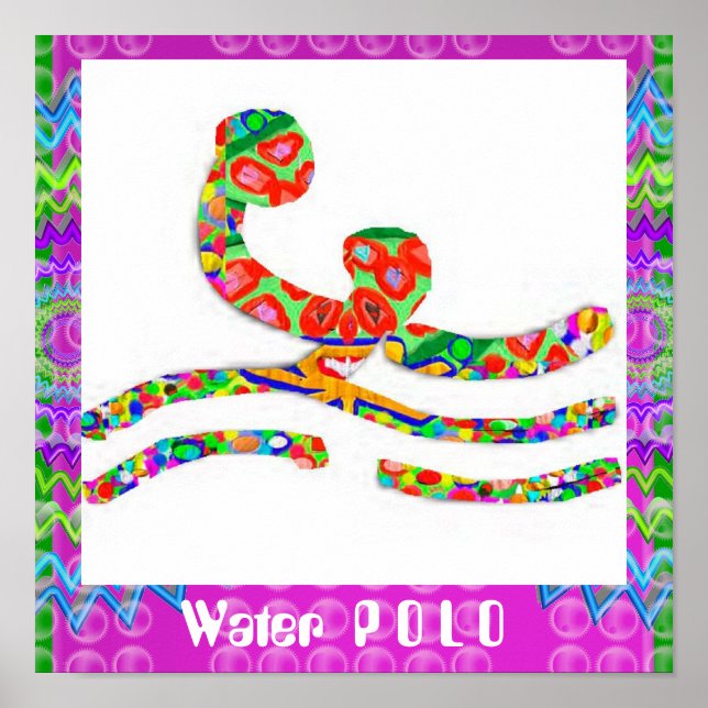 WaterPOLO - Hobby, Exercise, Sports Poster (Framsidan)
