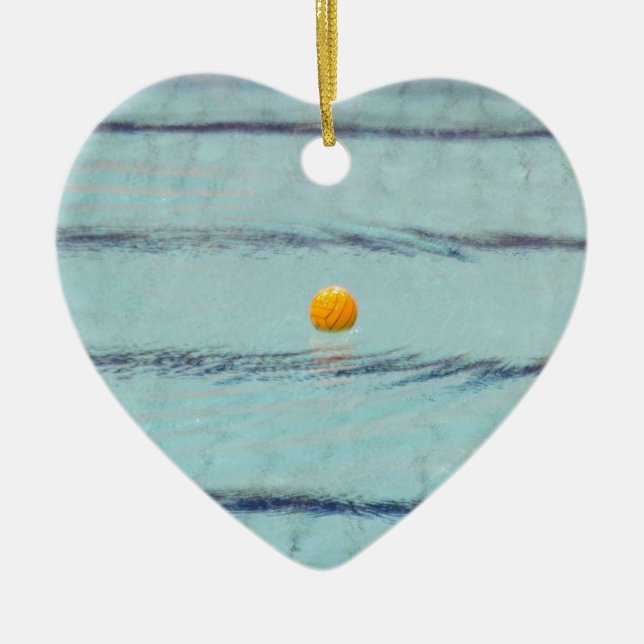 Waterpolo Julgransprydnad Keramik (Framsidan)