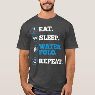 Waterpolo Player Eat Sleep Water Polo Repeat Coach T Shirt