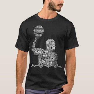 Waterpolo Player Ord Cloud Vatten Polo Players Coa T Shirt