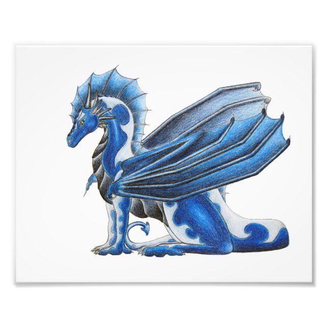 WaterRaven Dragon Fototryck (Framsidan)