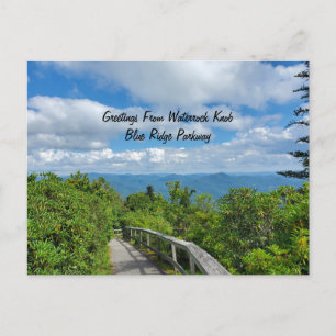 Waterrock Knob Maggie Valley Blue Ridge Parkway Vykort