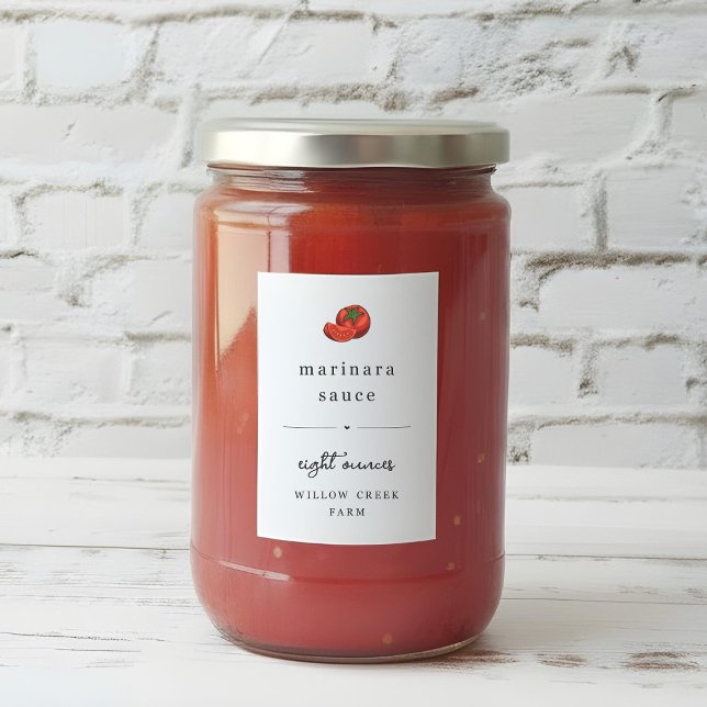 Watersecure Tomato Sauce, Marinara, Pasta Label Vinetikett (Skapare uppladdad)