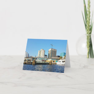 Waterside District of Norfolk VA Scene Tack Kort