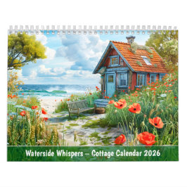 Waterside Whispers – Cottage Calendar 2026 Kalender
