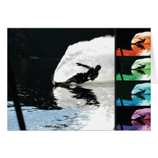 Waterski Hälsningskort