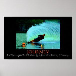Waterski sprej - det är resan…., - Skräddarsy Poster