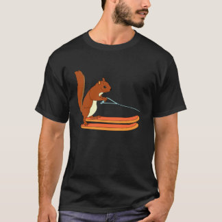 Waterskiing Ski Squirrel Freestyle Gift Animal T Shirt