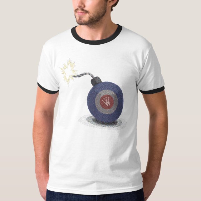 Waterstone gitarrbombplan t-shirt (Framsida)