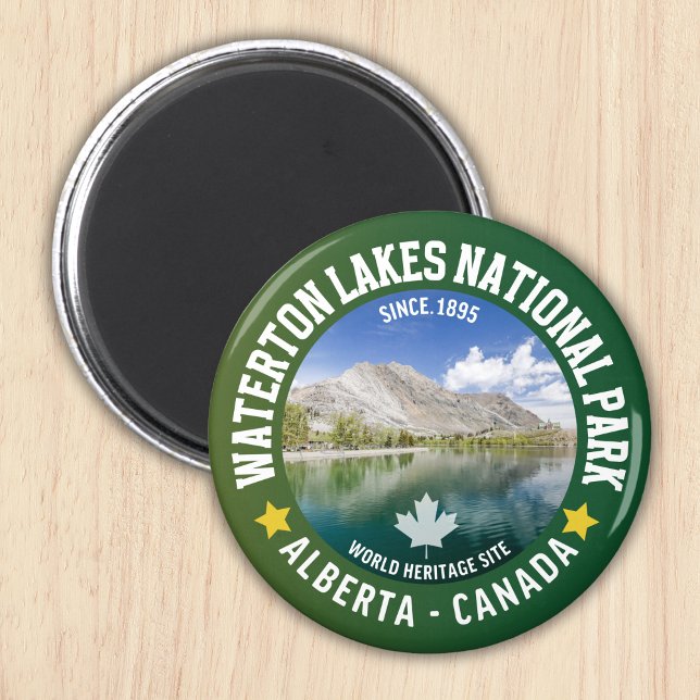 Waterton Lakes National Park Alberta Canada Magnet (Skapare uppladdad)