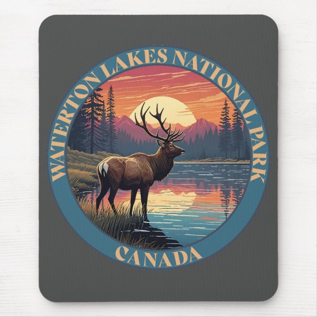 Waterton Lakes National Park of Canada Musmatta (Framsidan)