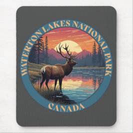Waterton Lakes nationalpark i Kanada Musmatta