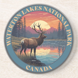 Waterton Lakes nationalpark i Kanada Underlägg