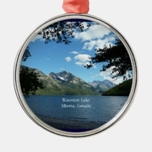 Waterton Sjö, Alberta, Kanada Julgransprydnad Metall