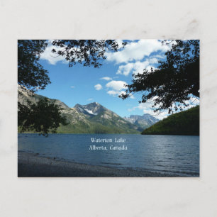Waterton Sjö, Alberta, Kanada Vykort