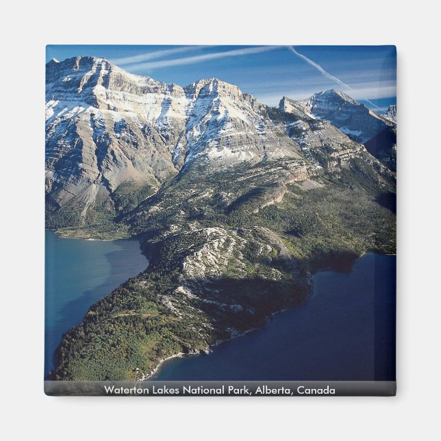Waterton Sjöar nationalpark, Alberta, Kanada Magnet (Framsidan)