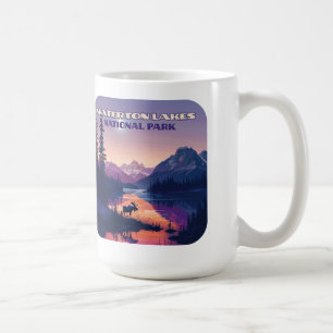 Waterton Sjöar nationalpark Canada Alberta Kaffemugg