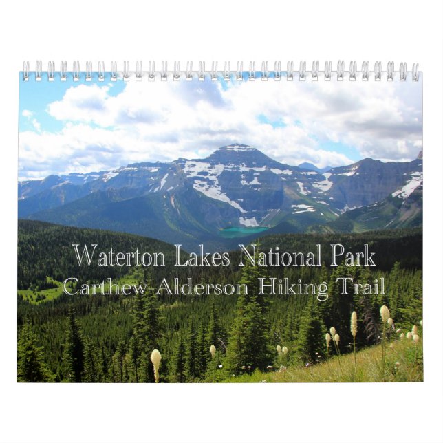 Waterton Sjöar nationalpark Kalender (Omslag)