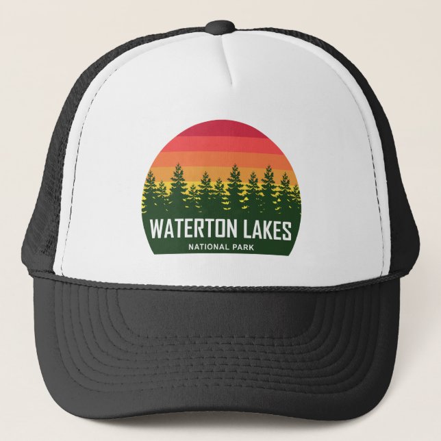 Waterton Sjöar nationalpark Keps (Framsida)
