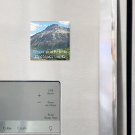 Waterton Sjöar nationalpark Landcape Magnet