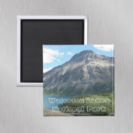 Waterton Sjöar nationalpark Landcape Magnet
