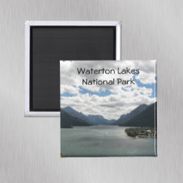 Waterton Sjöar nationalpark Landcape Magnet