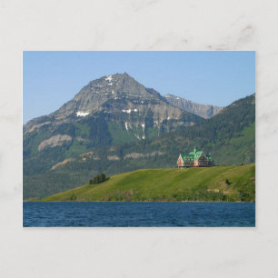 Waterton Sjöar nationalpark Prince of Wales Hotel Vykort