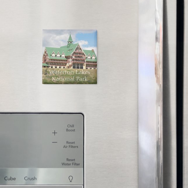 Waterton Sjöar nationalpark Travel Photo Magnet (In Situ (Fridge))