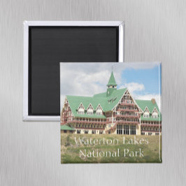 Waterton Sjöar nationalpark Travel Photo Magnet