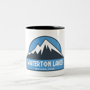 Waterton Sjöar nationalpark Två-Tonad Mugg