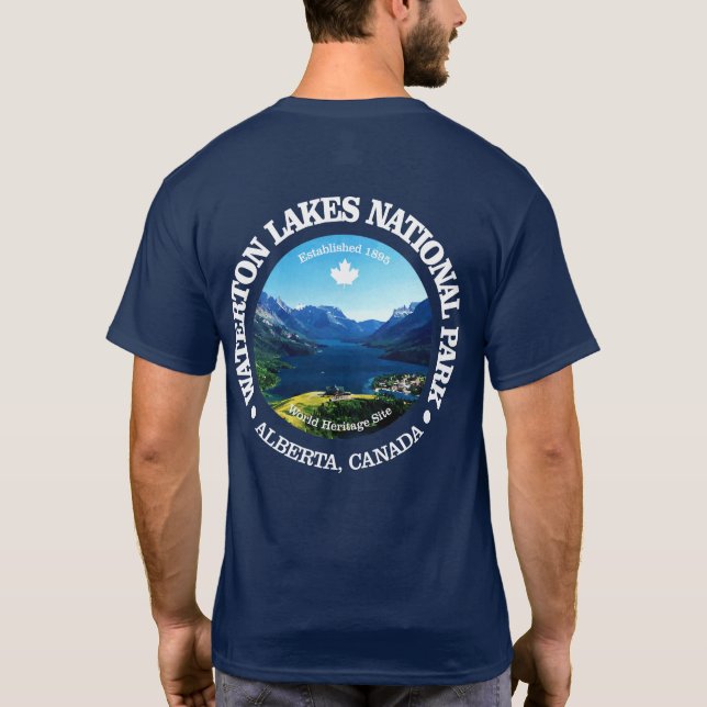 Waterton Sjöar NP T Shirt (Baksida)