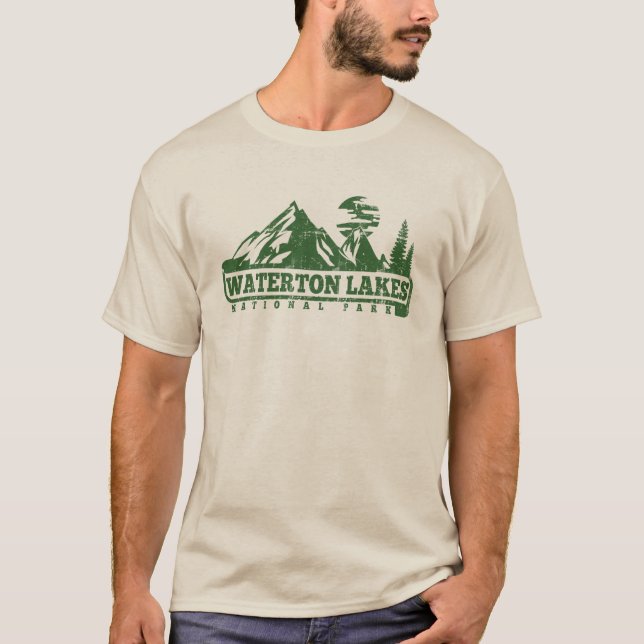 Waterton sjöarnationalpark t shirt (Framsida)