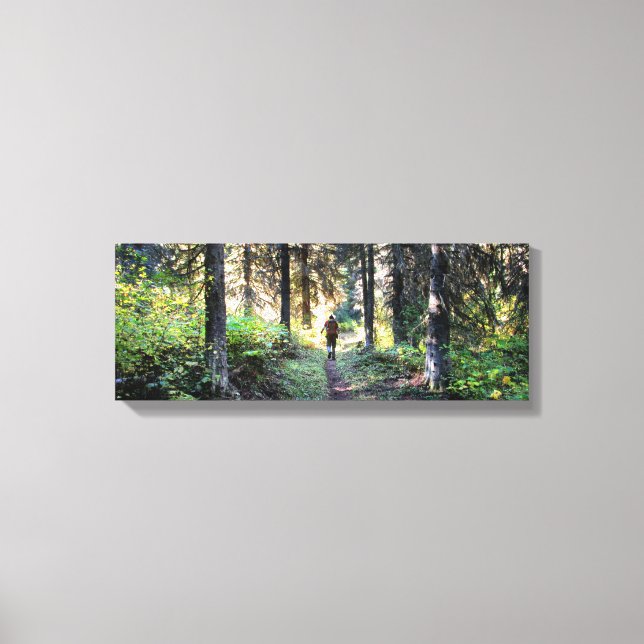 Waterton Valley Detail - Glacier National Park Canvastryck (Framsida)