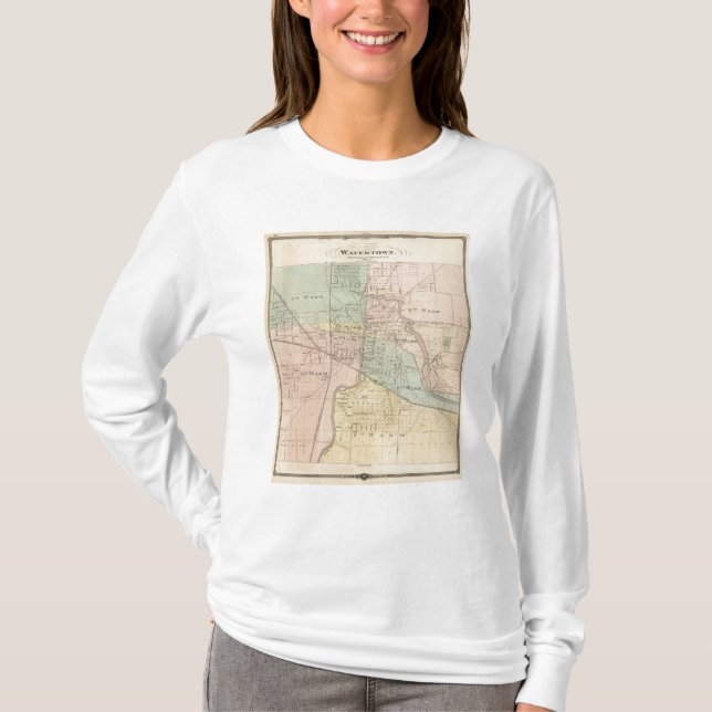 Watertown fint & Jefferson cos Tee Shirt (Framsida)