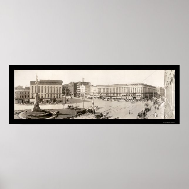 Watertown NY Square Photo 1909 Poster (Framsidan)