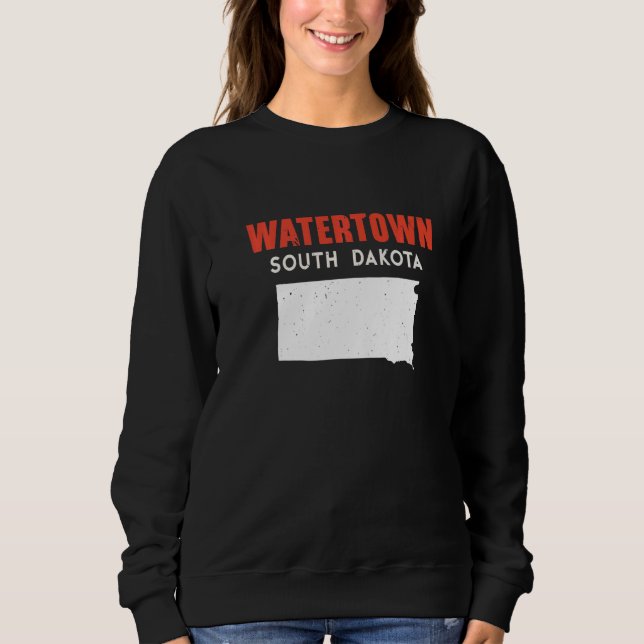 Watertown South Dakota USA State America Travel So T Shirt (Framsida)