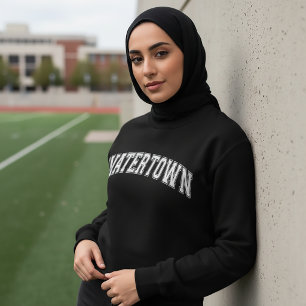 WATERTOWN Universitetspullover Amerika College Lång Ärmad Tröja