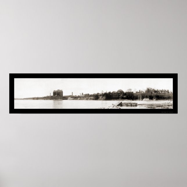 Waterville Maine Photo 1909 Poster (Framsidan)