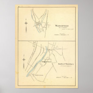 Waterville, S av Waterbury Poster