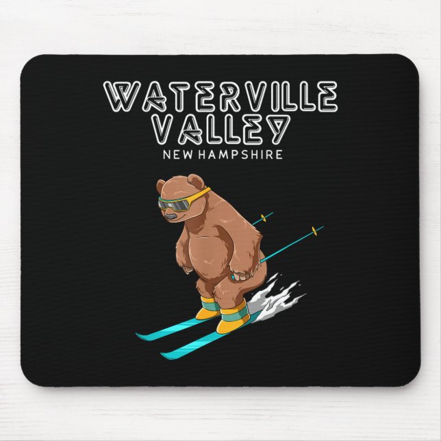 Waterville Valley New Hampshire - Funny Ski Grizzl Musmatta (Framsidan)