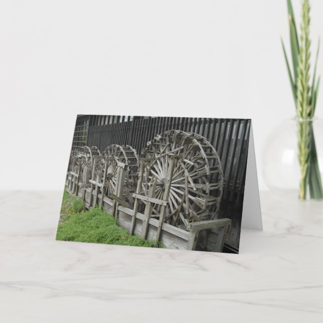 Waterwheels i Japan Kort (Framsida)